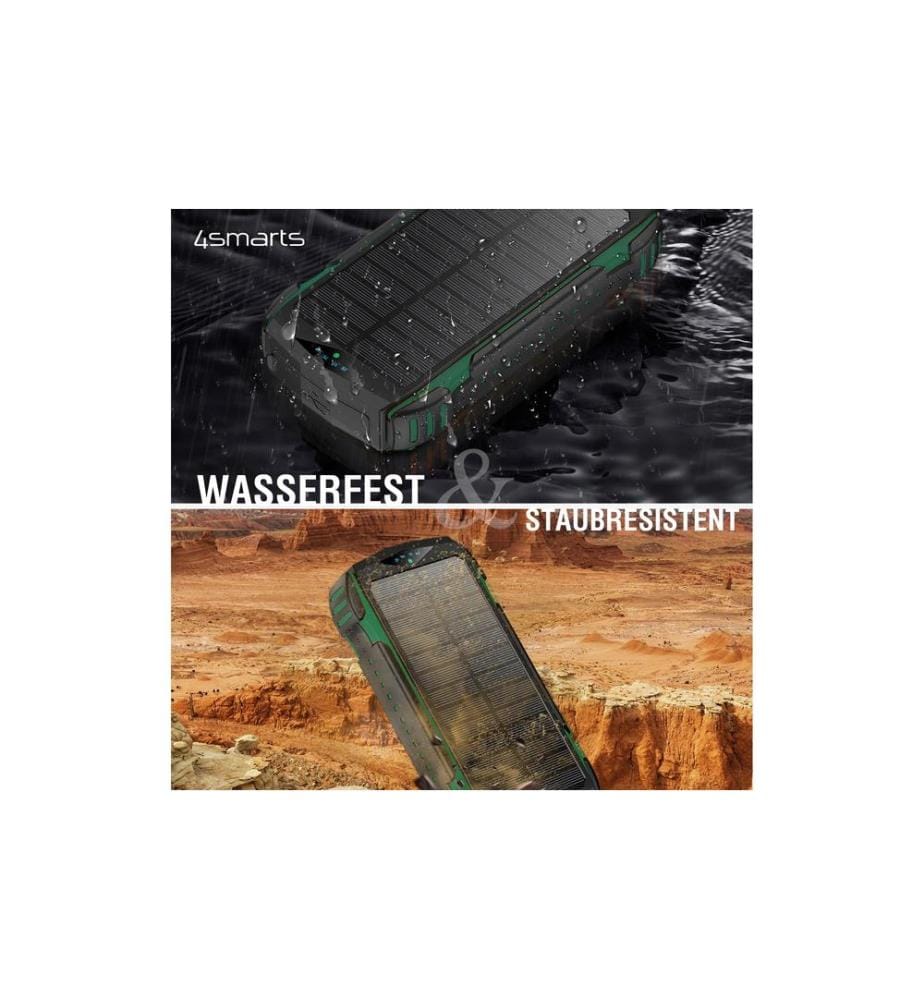 4SMARTS - Solar-Powerbank Rugged TitanPack UltiMag 20000 mAh