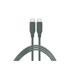4SMARTS - Câble USB 2.0 Silicone High Flex USB C - USB C 1.5 m Petrol