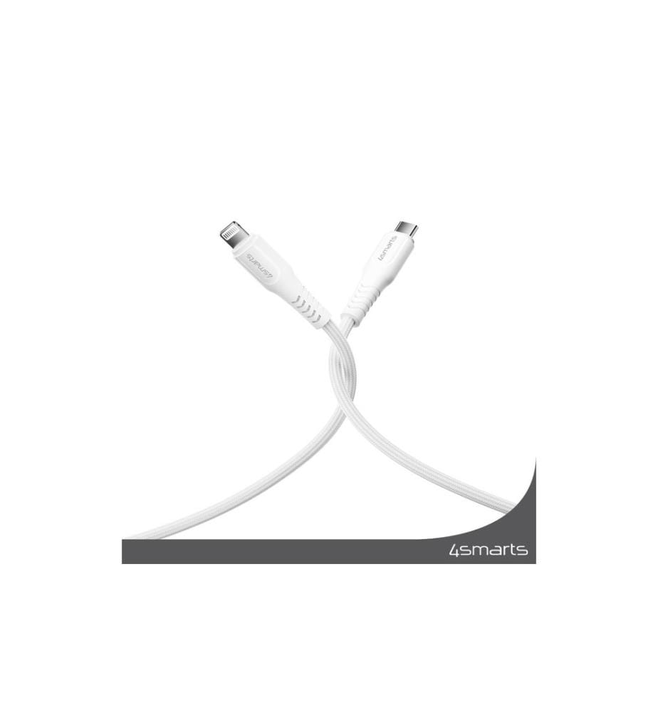 4SMARTS - Câble USB 2.0 RapidCord PD 30W USB C - Lightning 1.5 m
