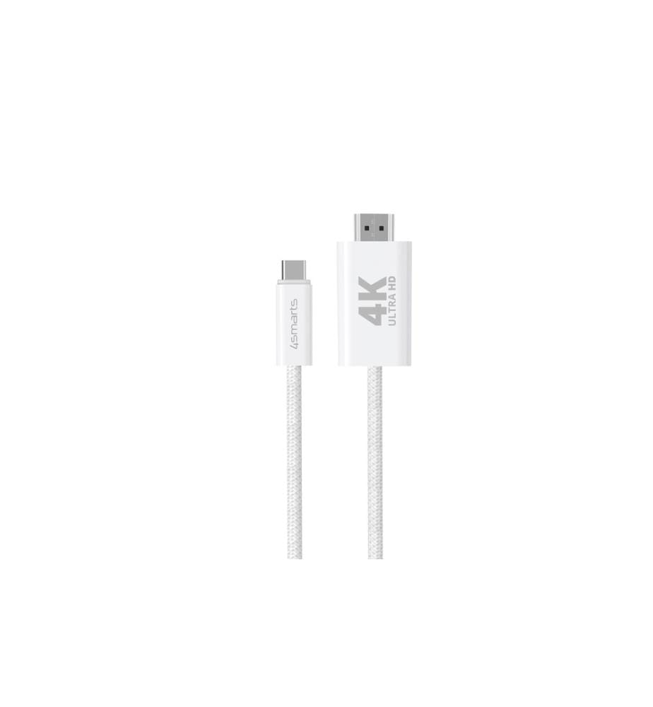 4SMARTS - Câble 4K 60Hz USB type C - HDMI, 2 m