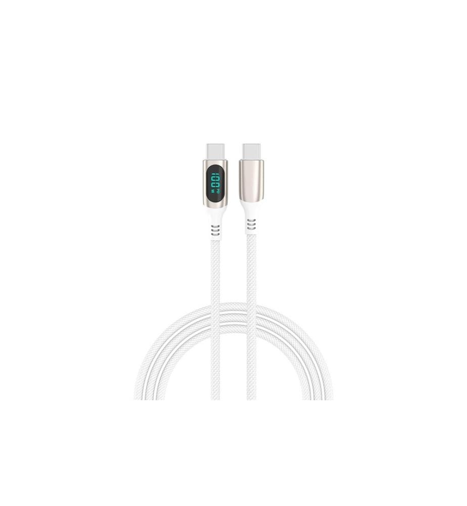 4SMARTS - Câble USB 2.0 DigitCord jusqu'à 100W USB C - USB C 3 m