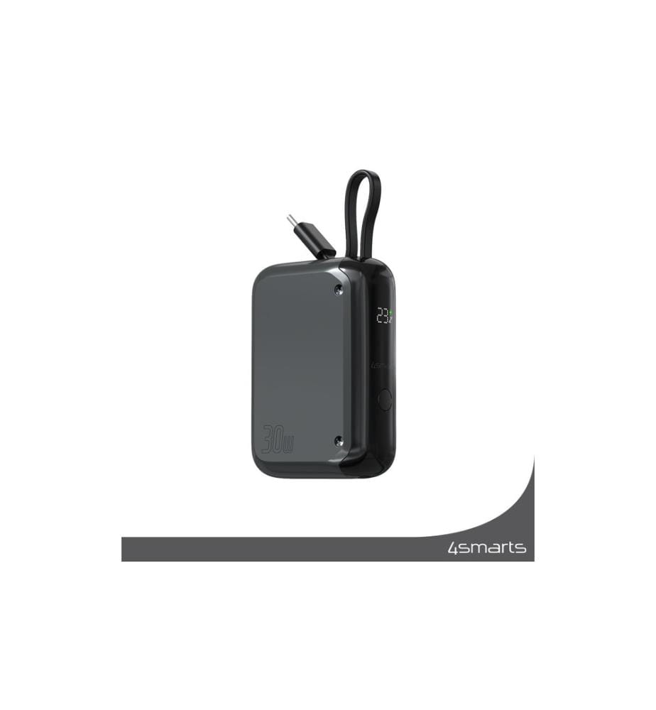 4SMARTS - Powerbank Pocket 10000 mAh, Spacegrau