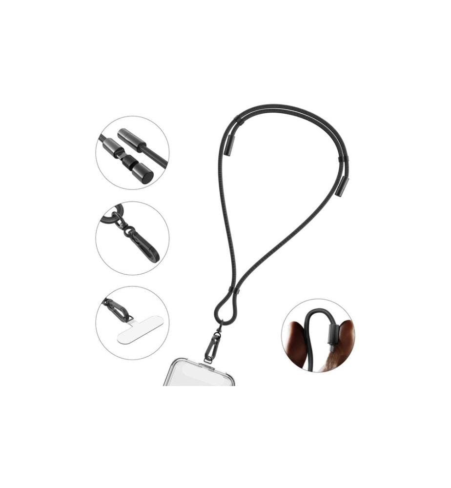 4SMARTS - Tragegurt USB-C PhonoLace Opal Rot