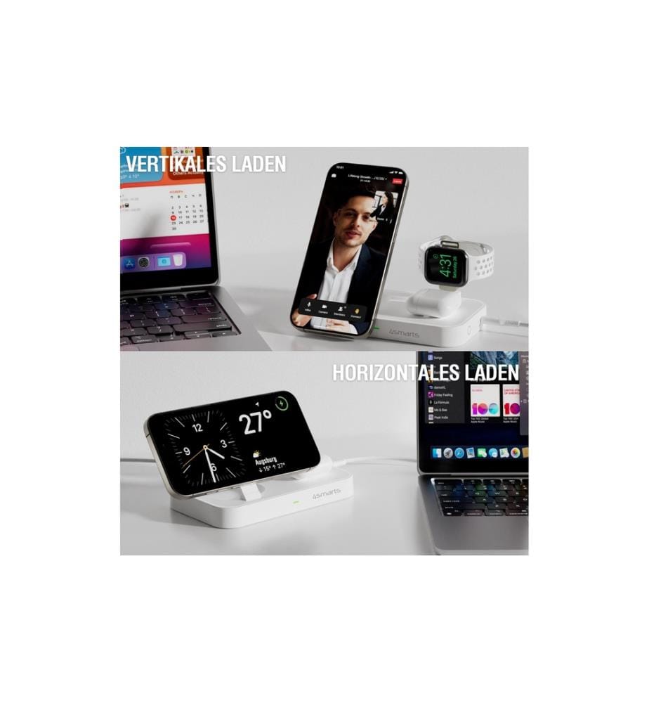4SMARTS - Wireless Charger Qi2 Ladestation Trident
