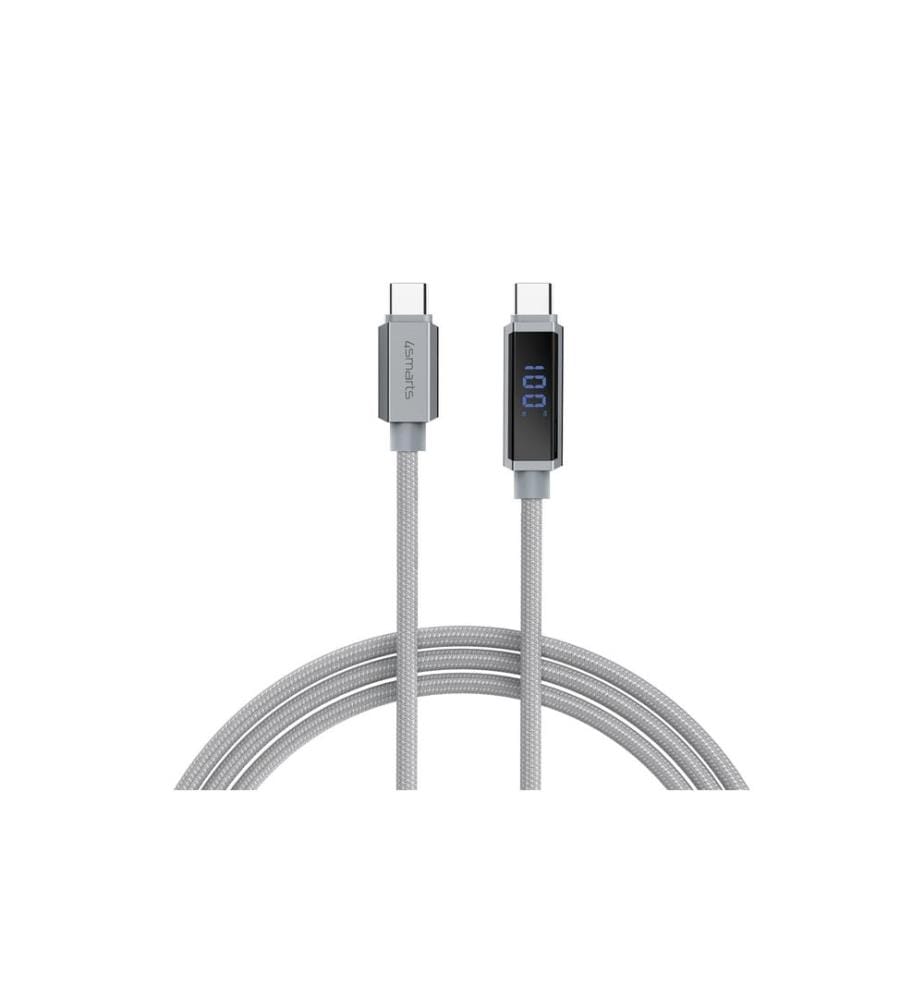 4SMARTS - USB 2.0-Kabel USB-C DigitCord 100W USB C - USB C 1.5 m