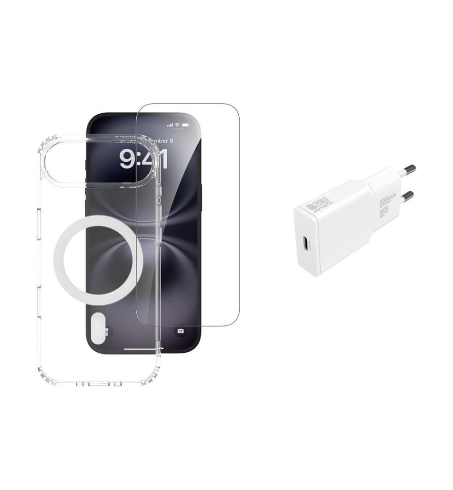 4SMARTS - Coque arrière 3in1 Kit de démarrage MagSafe pour iPhone Air