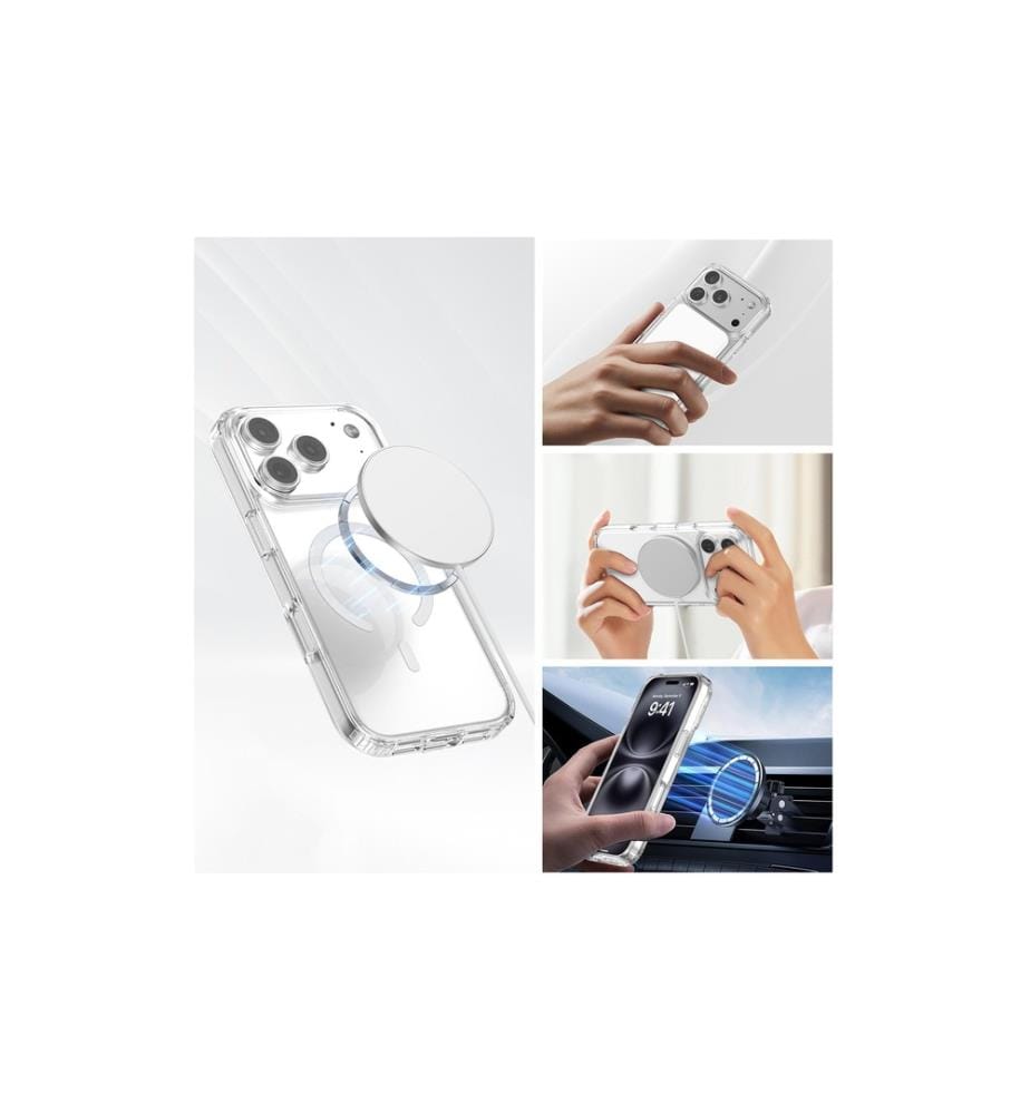 4SMARTS - Coque arrière 3in1 Kit de démarrage MagSafe pour iPhone 17 Pro Max