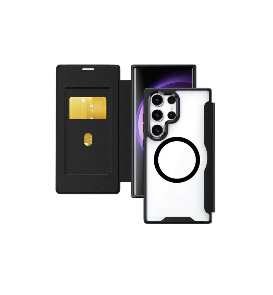 4SMARTS - Coque arrière Urban Pro Flipcase Galaxy S26 Ultra Qi2 ready