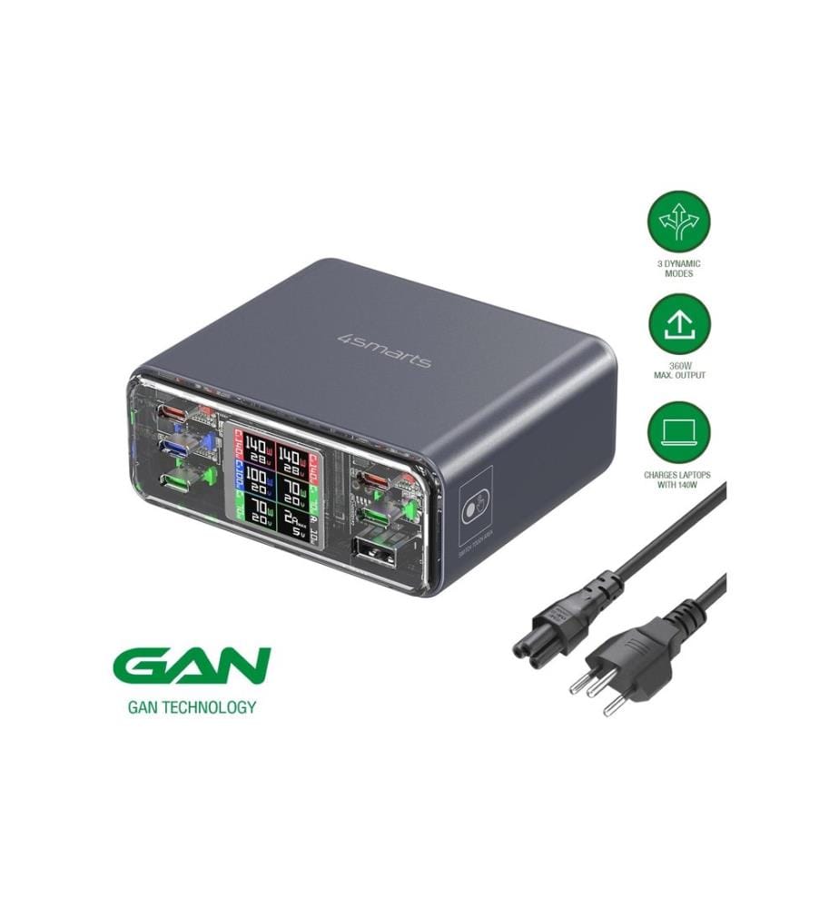 4SMARTS - Ladestation Lucid GaN DIY 360W