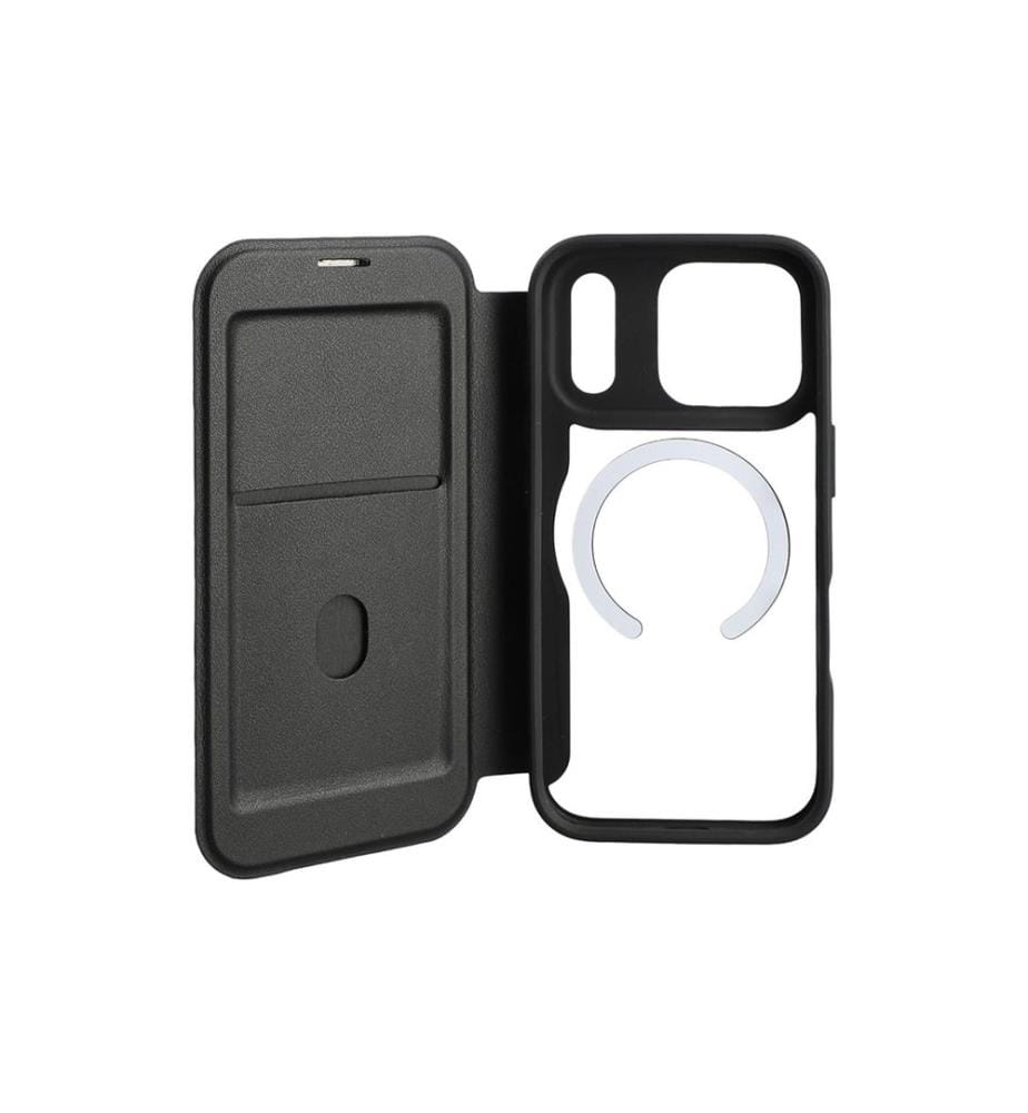 4SMARTS - Coque arrière Urban Pro Flipcase iPhone 17 Pro Qi2 ready