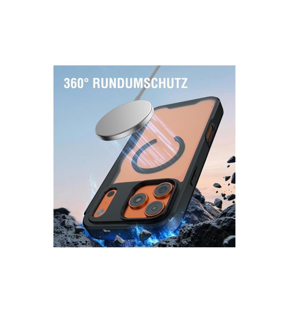 4SMARTS - Coque arrière Urban Pro Flipcase iPhone 17 Pro Qi2 ready