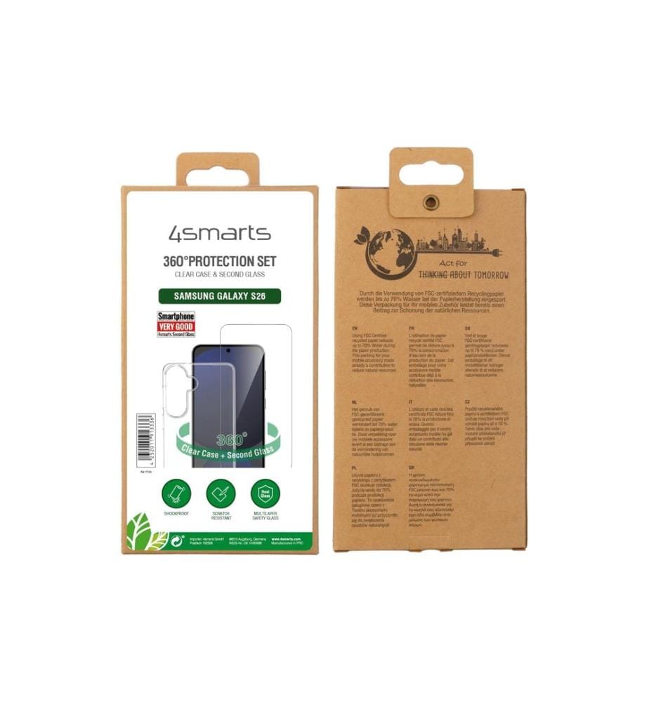 4SMARTS - Kit de protection 360° pour Samsung Galaxy S26