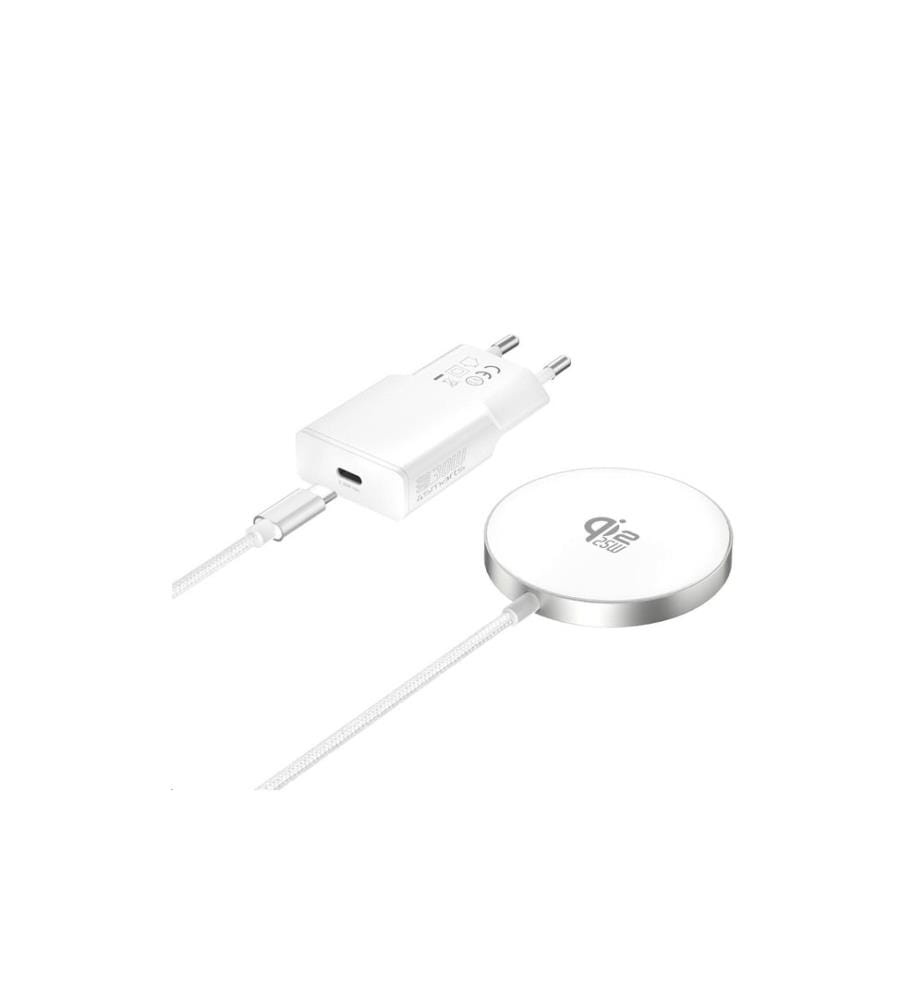 4SMARTS - Qi2 25W MagSafe 1.5 m, Weiss