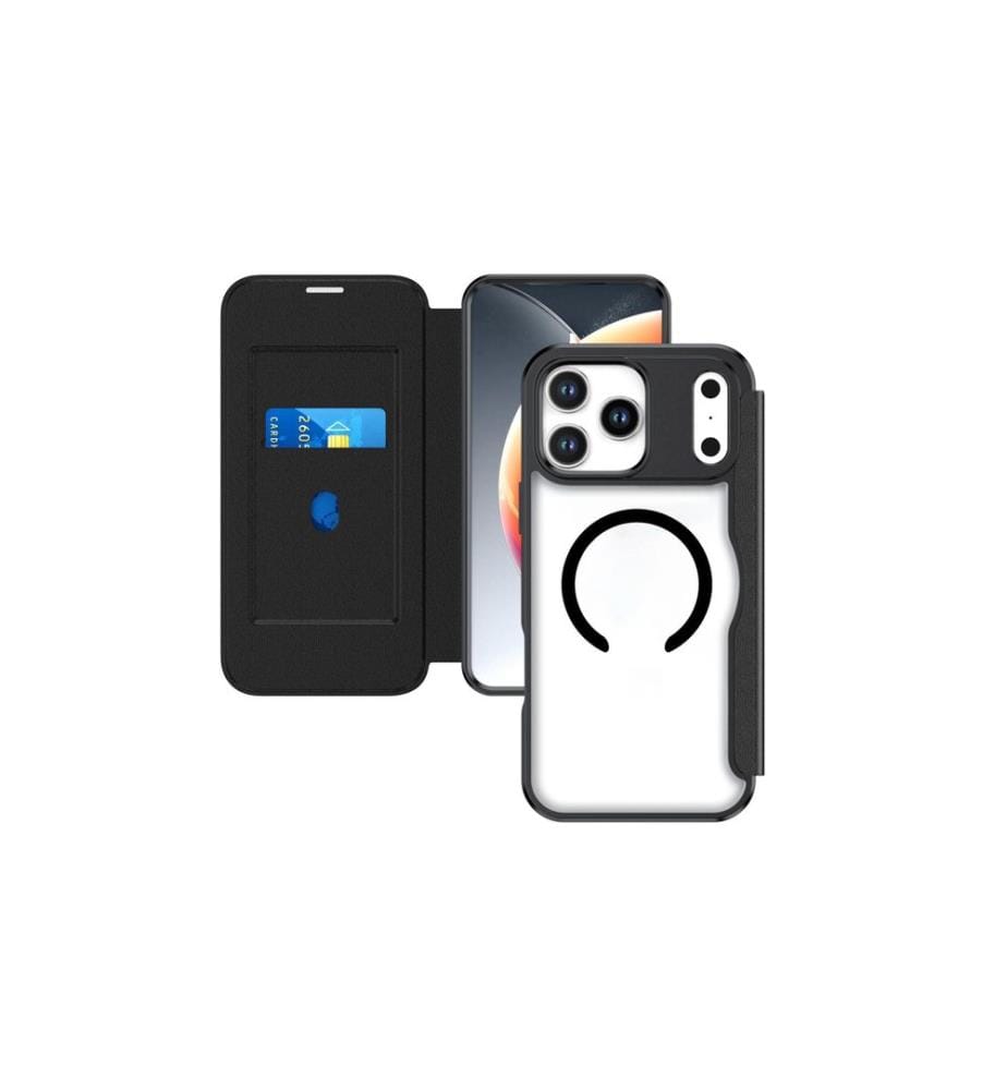 4SMARTS - Coque arrière Urban Pro Flipcase iPhone 17 Pro Max Qi2 ready