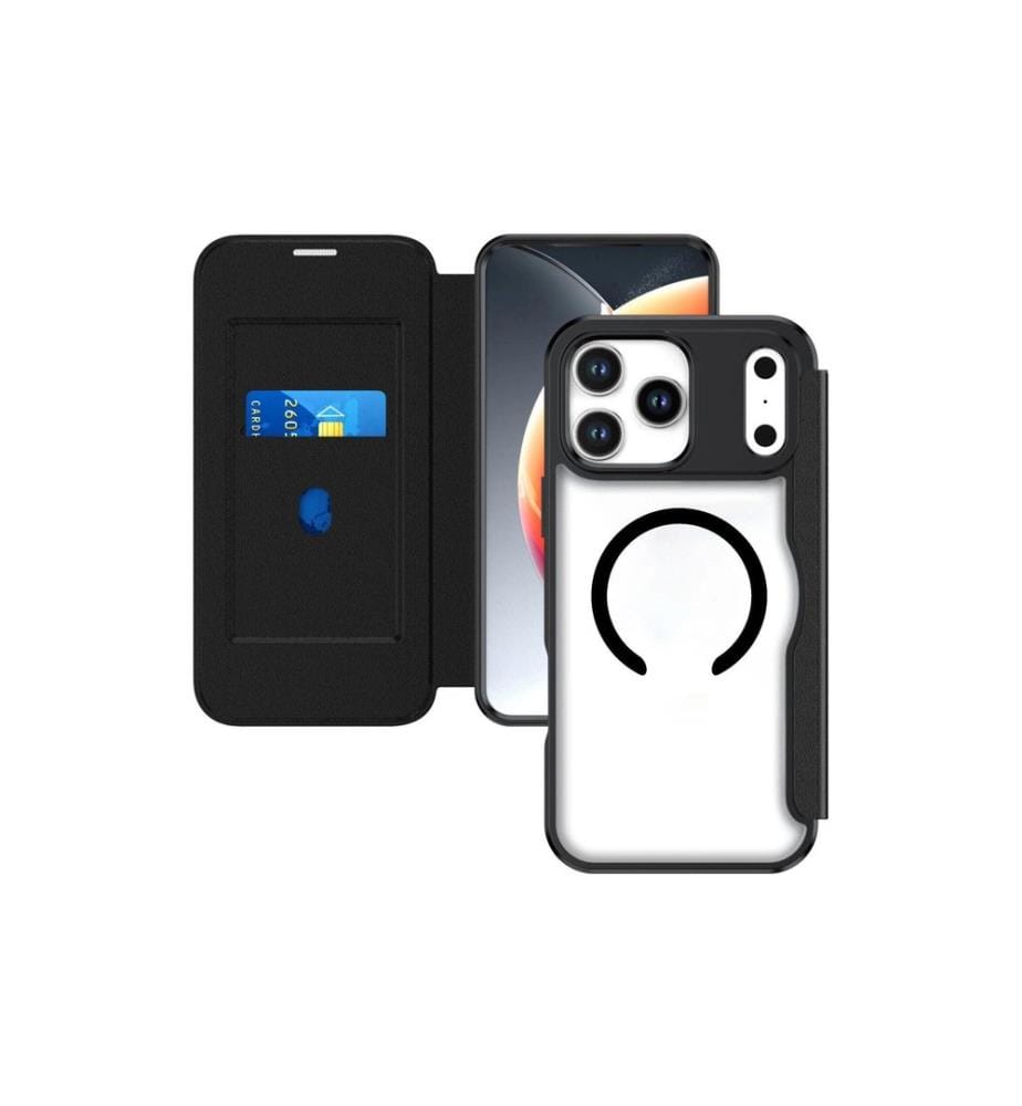 4SMARTS - Coque arrière Urban Pro Flipcase iPhone 17 Pro Max Qi2 ready
