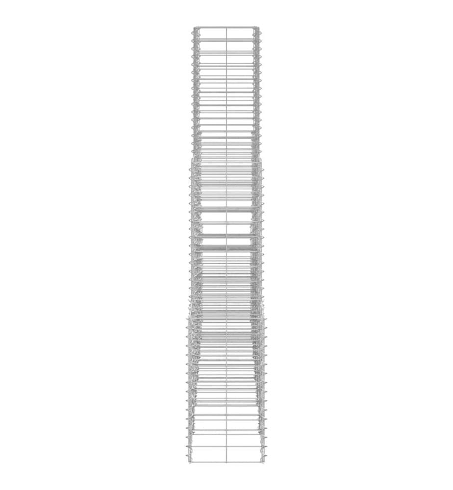 Gabionen-Set 6-tlg. Verzinkter Draht