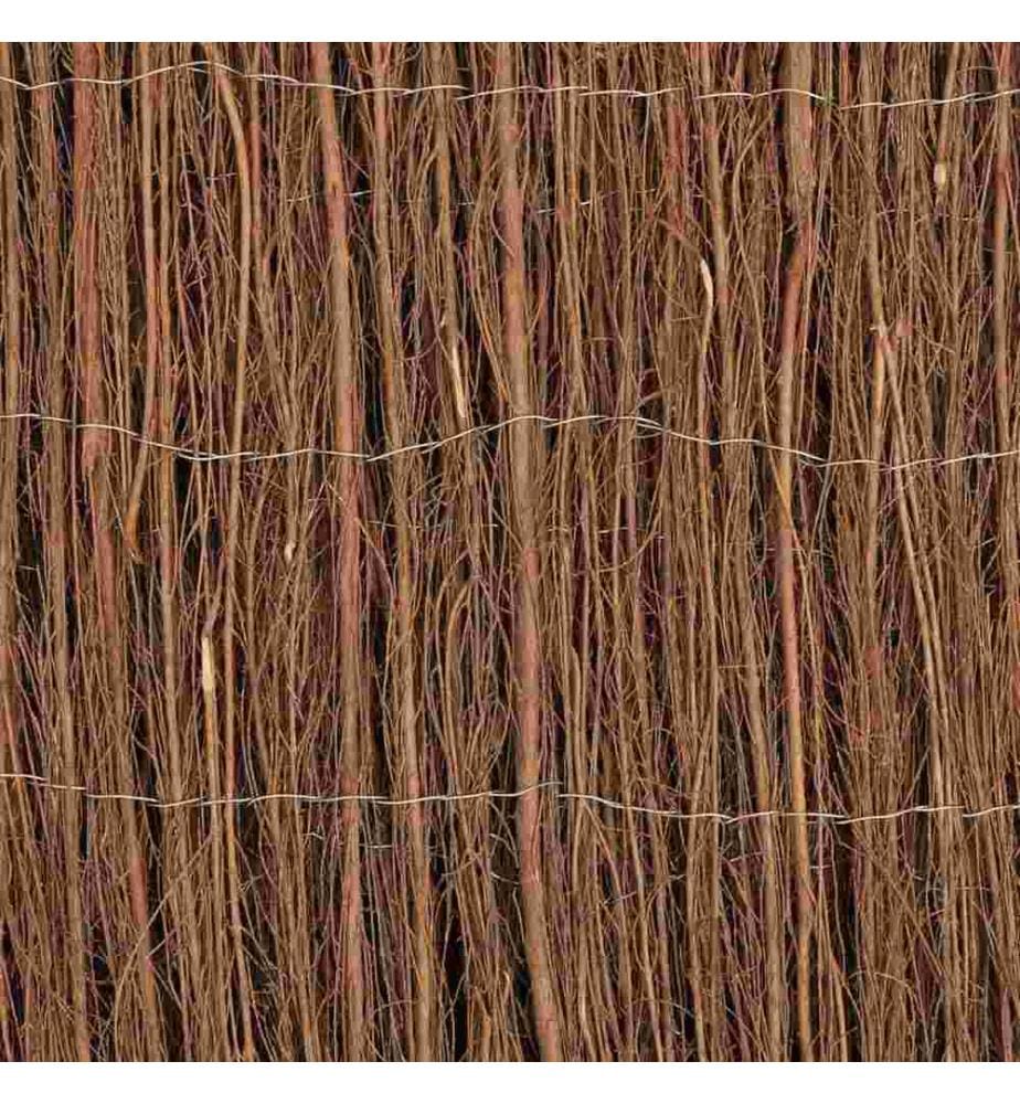 Reisigzaun 400×100 cm