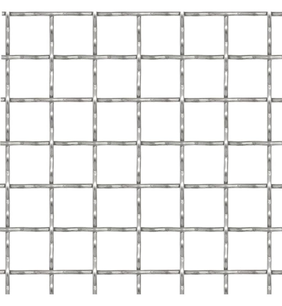 Wellengitter Edelstahl 100x85 cm 31x31x3 mm