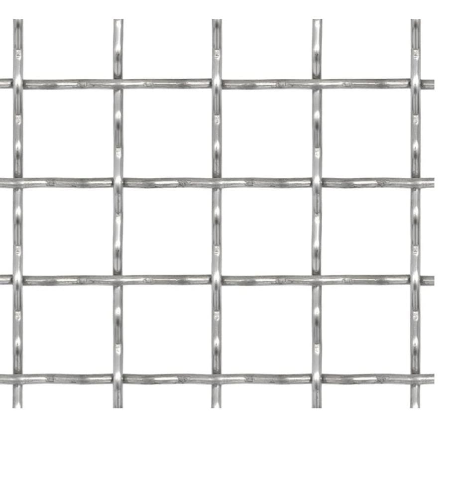 Wellengitter Edelstahl 100x85 cm 31x31x3 mm