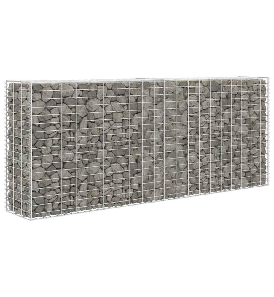 Panier de gabion Acier inoxydable 85x30x200 cm