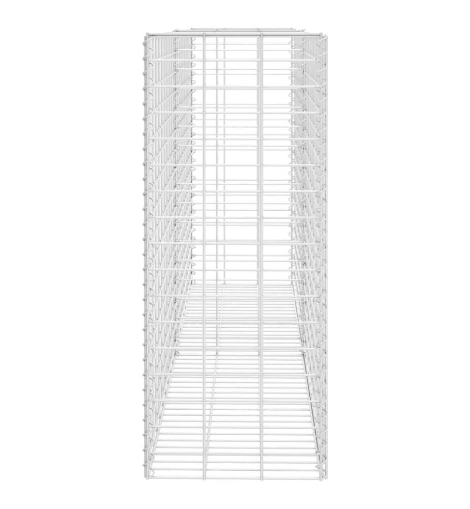 Panier de gabion Acier inoxydable 85x30x200 cm