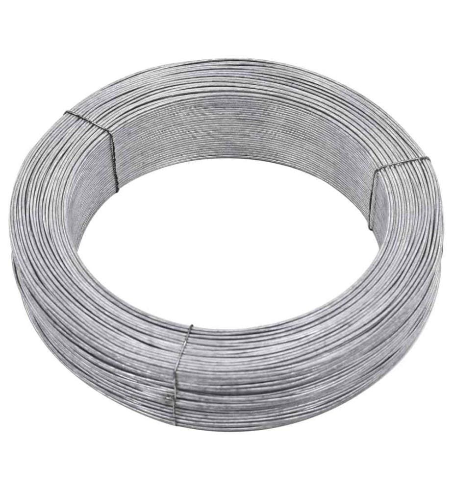Zaun-Bindedraht 250 m 3,8 mm Stahl