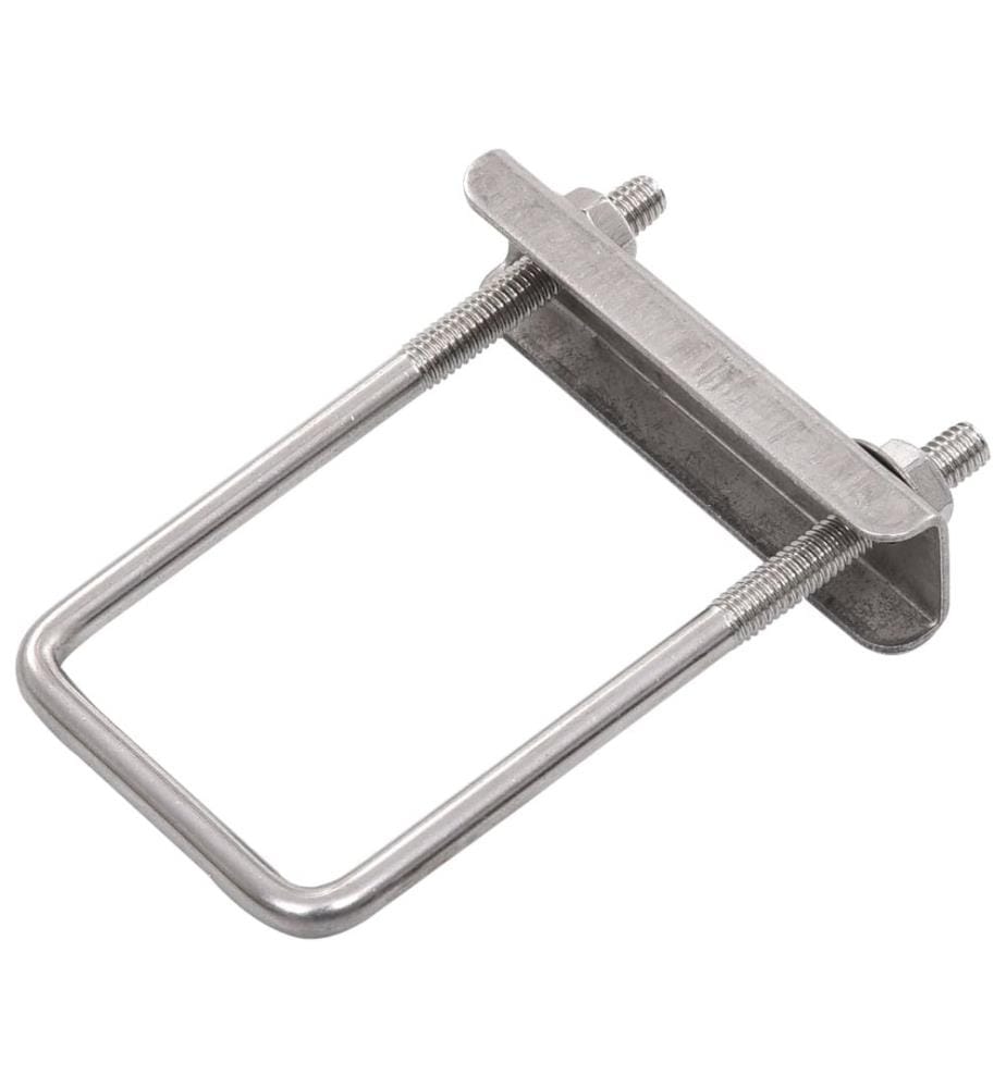 U-Bügel für Zaunpfosten 25 Sets 60 x 40 mm