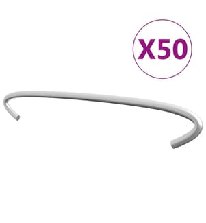 Gabionen-Distanzhalter 50 Stk. Verzinkter Stahl 20 cm