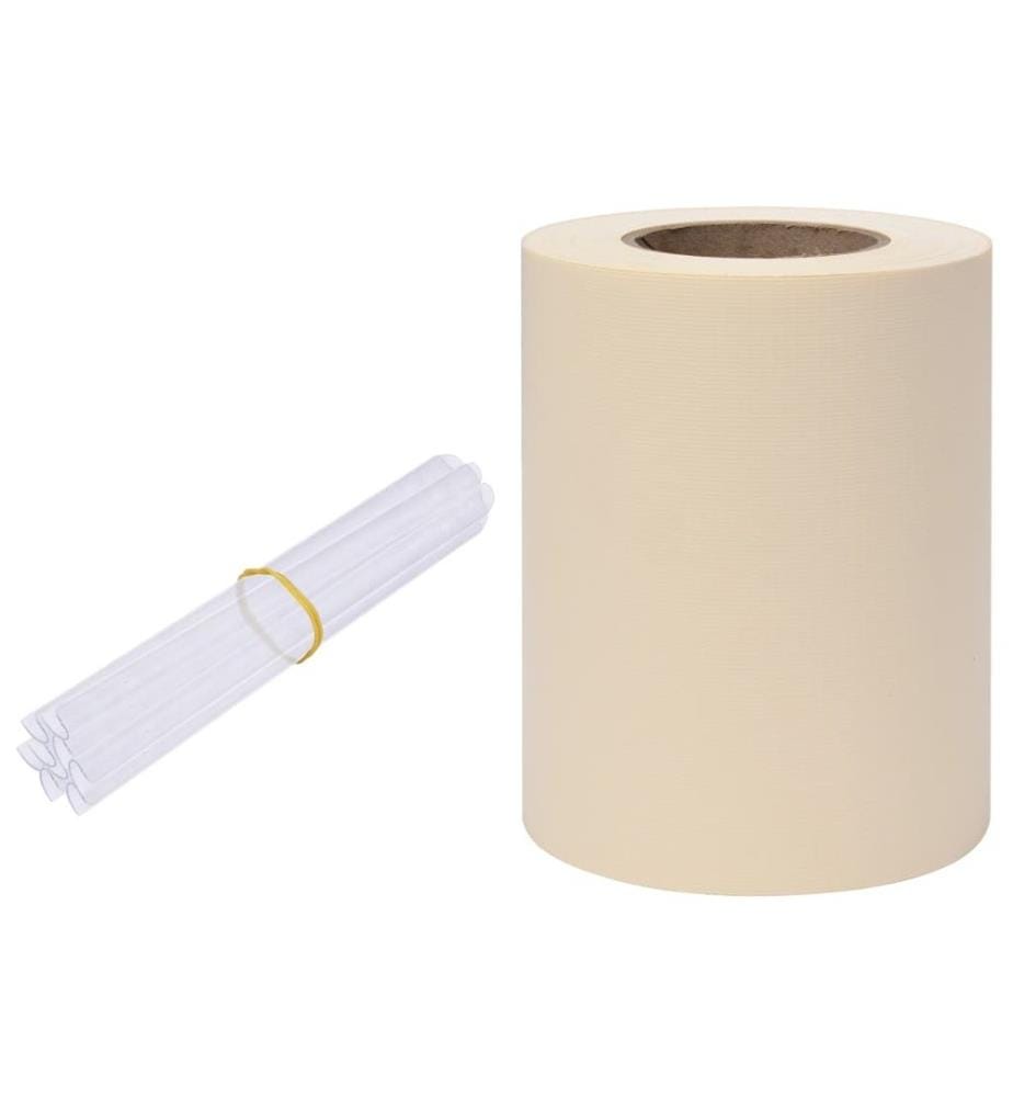 Garten-Sichtschutz PVC 35x0,19 m Creme