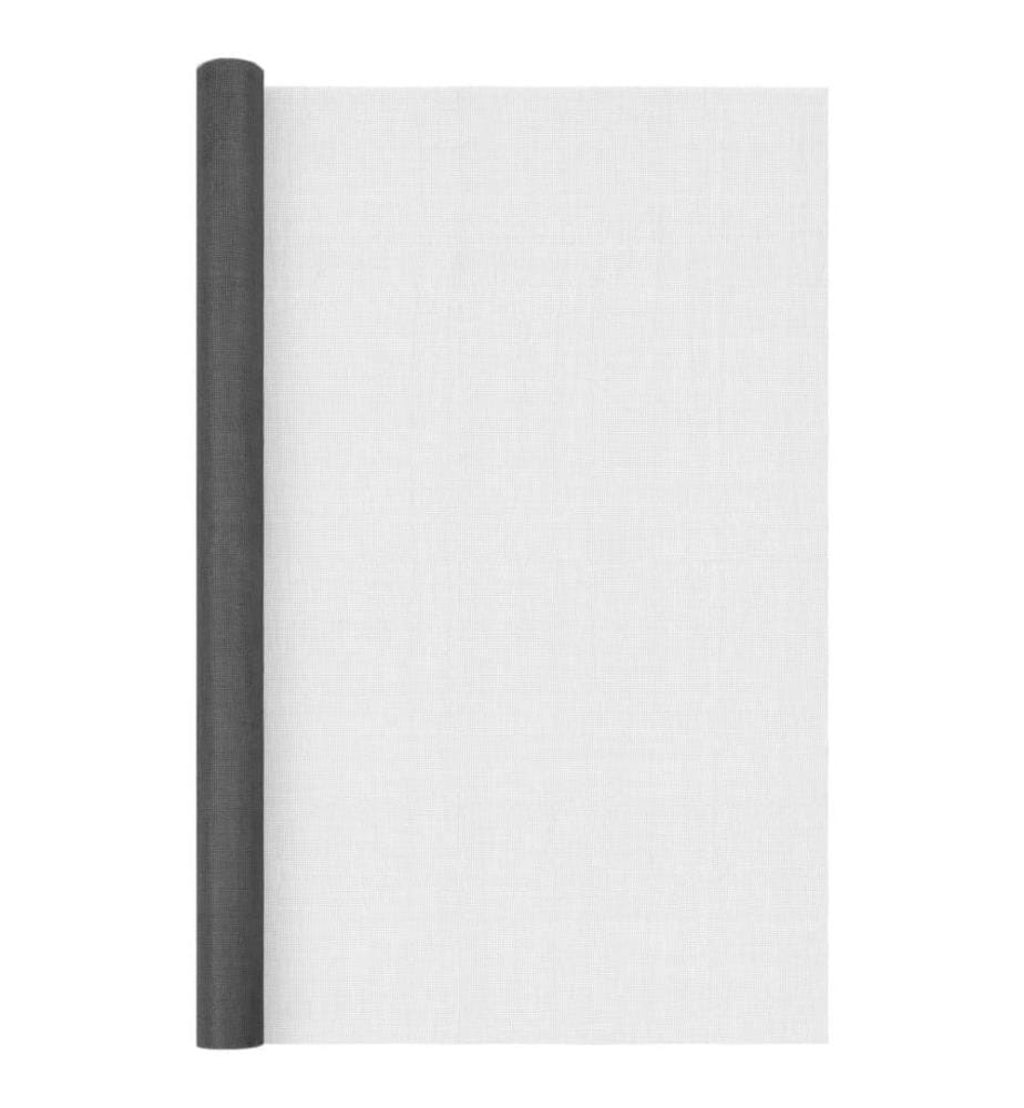 Fliegengitter Fiberglas 80x1000 cm Schwarz
