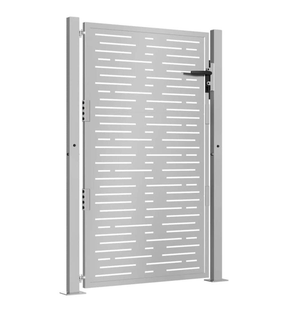 Gartentor 100x150 cm Cortenstahl Quadratisches Design
