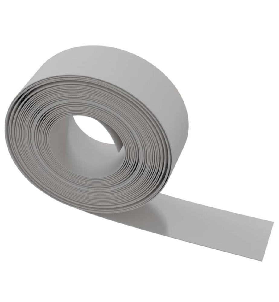 Rasenkante Grau 10 m 20 cm Polyethylen