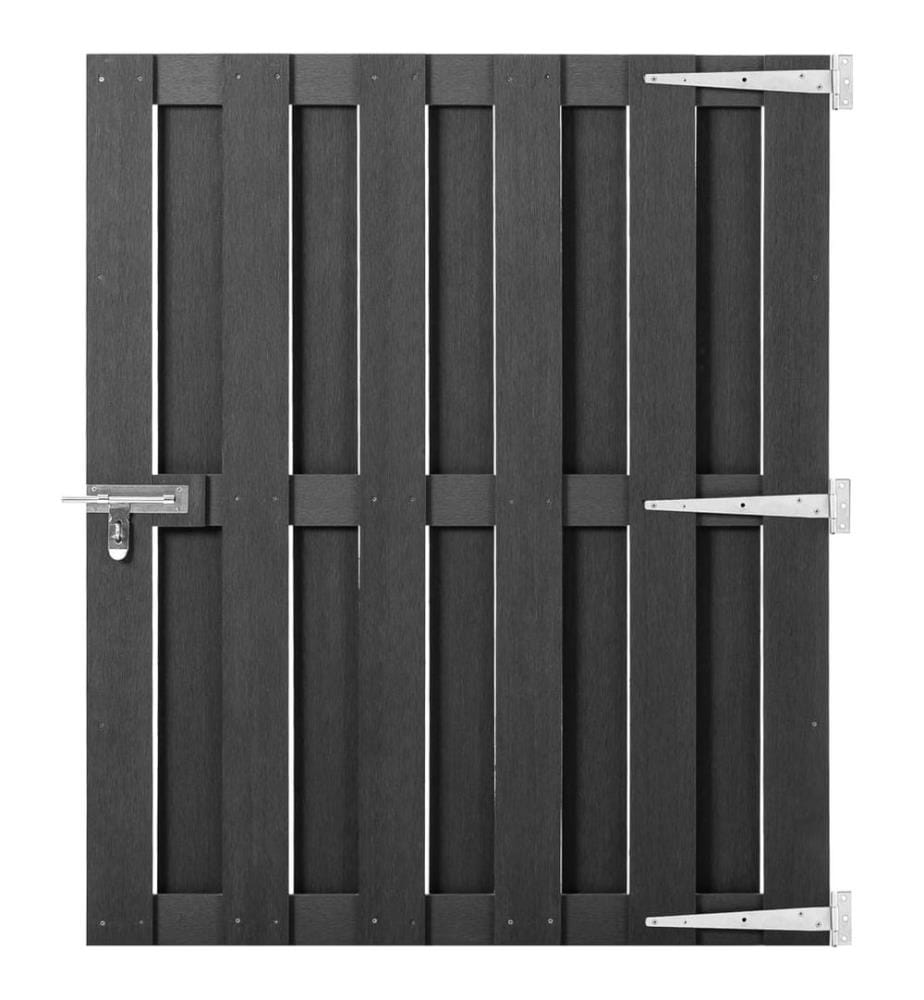 Gartentor WPC 100x112 cm Grau