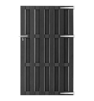 Gartentor WPC 100x180 cm Grau