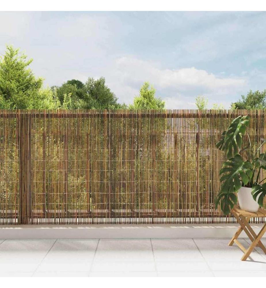 Bambuszaun Natur 600 x 125 cm Bambus