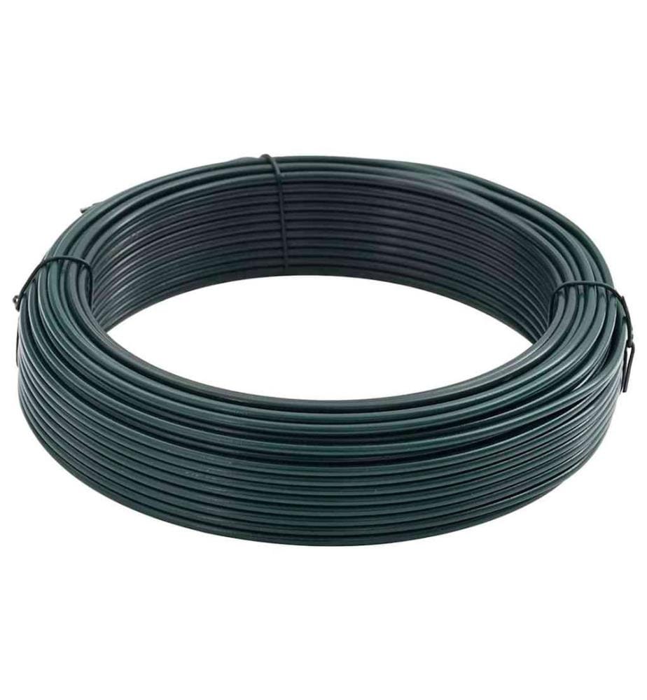 Zaunbindedraht Grün 25 m PVC