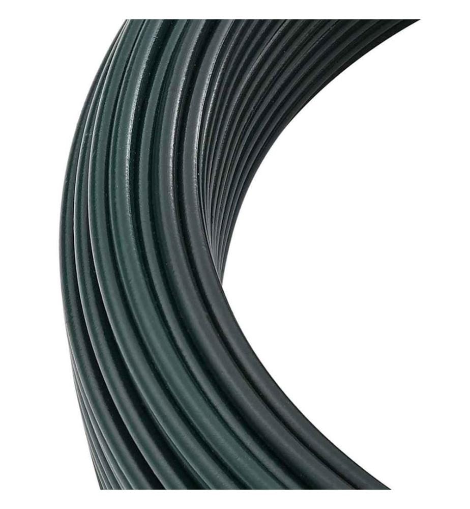 Zaunbindedraht Grün 25 m PVC