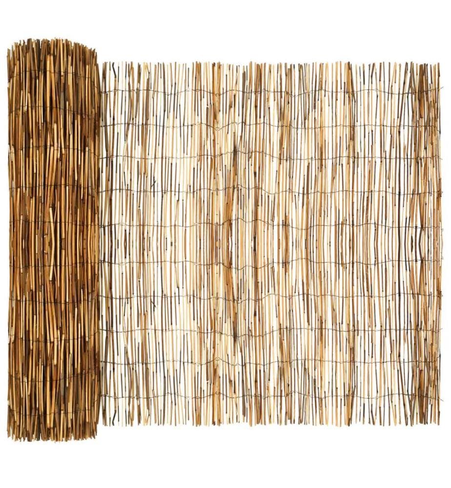 Gartenzaun Kohlenstoff 300 x 100 cm Schilf