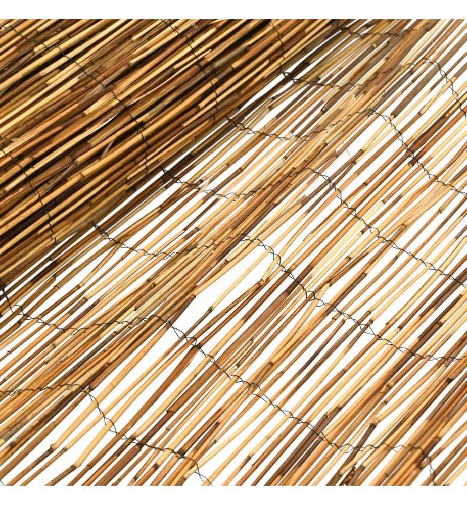 Gartenzaun Kohlenstoff 600 x 90 cm Schilf
