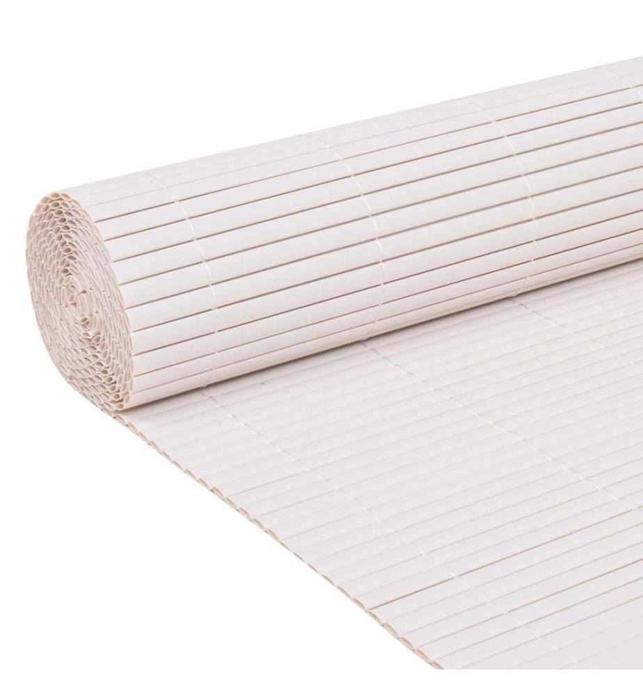 Gartenzaun Weiss 150 x 300 cm PVC