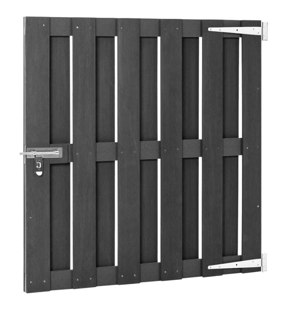 Gartentor WPC 100 x 100 cm Grau