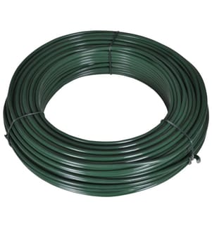 vidaXL Spanndraht 55 m 2,1/3,1 mm Stahl Grün