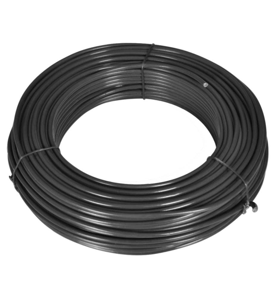 vidaXL Fil de liaison pour clôture 55 m 2,1/3,1 mm Acier Gris