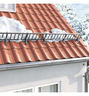 vidaXL Support de Garde Neige 2 pcs Anthracite 29,5 x 3 x 34,5 cm