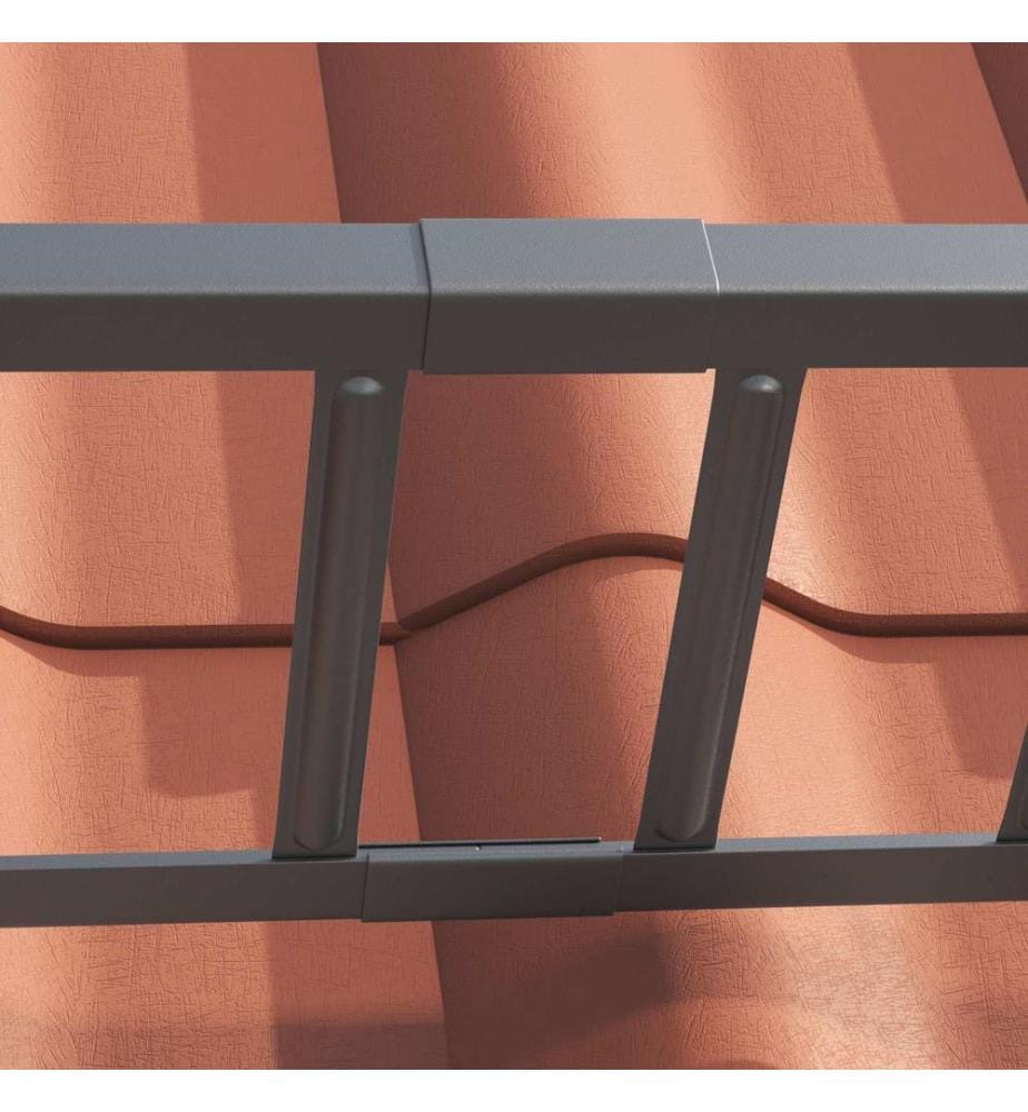 vidaXL Protection de neige pour toit Anthracite 300 x 2,5 x 20 cm