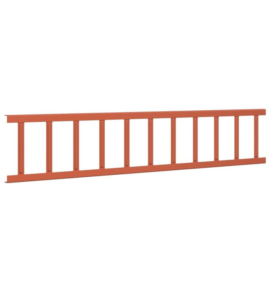 vidaXL Protection de neige pour toit Rouge 600 x 2,5 x 20 cm Acier