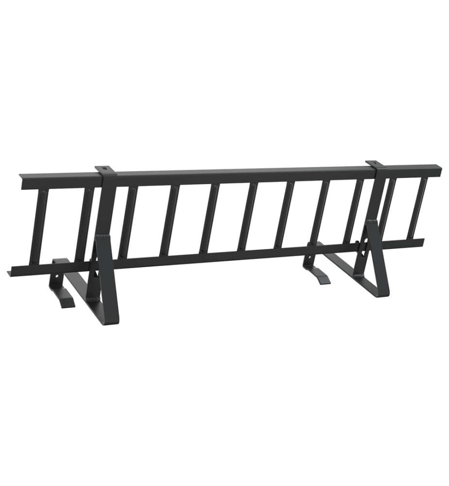 vidaXL Protection de neige pour toit Noir 100 x 29,5 x 34,5 cm Acier