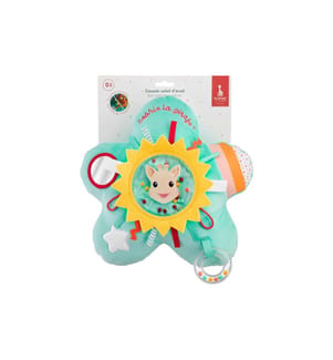 SOPHIE LA GIRAFE - Coussin Soleil d'éveil