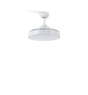 LED-Deckenventilator - Weiss