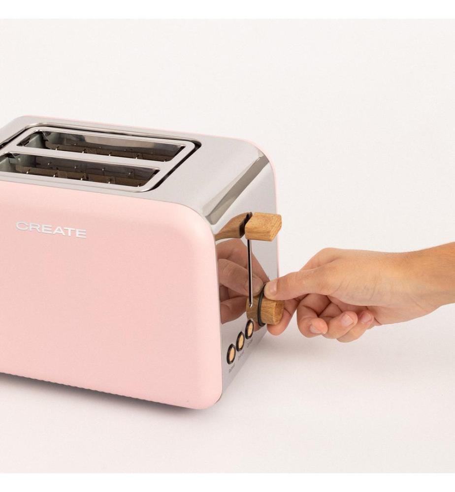 Toaster Retro - Hellrosa